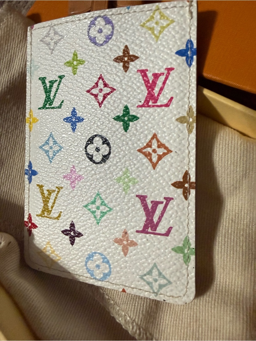 🩷 Louis Vuitton X Murakami Monogram Multicolor Etui Compact Mirror Case - Picture 4 of 12
